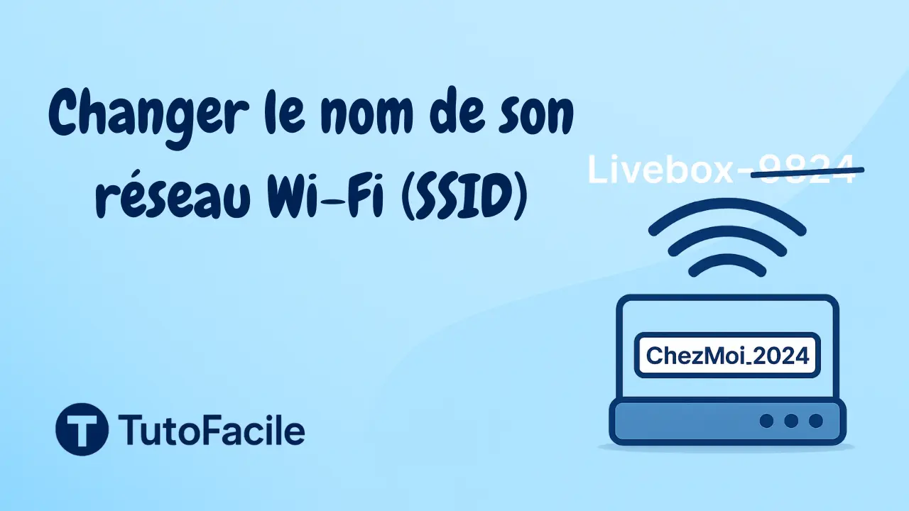 Comment changer le nom de son réseau WIFI